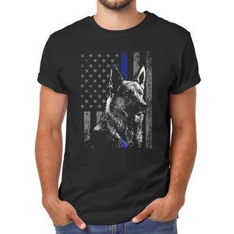 Thin Blue Line Flag K-9 German Shepherd Police Dog Gift Men Men T-Shirt | Favorety