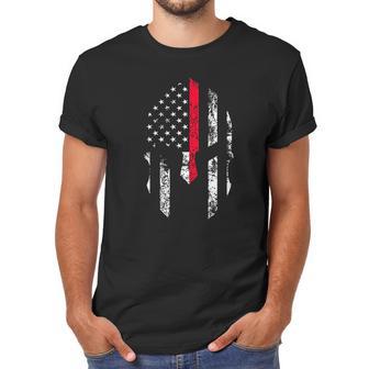 Thin Red Line Spartan Usa Flag Men T-Shirt | Favorety DE