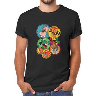 Uncle Grandpa Group Shot Circles Men T-Shirt | Favorety