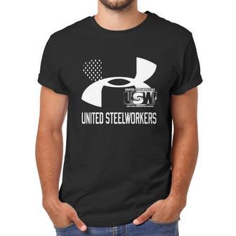 United Steelworkers Unity And Strength For Workers Flag Men T-Shirt | Favorety AU