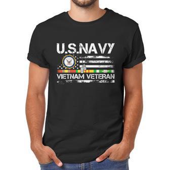 Us Navy Vietnam Veteran Usa Flag Vietnam Vet Flag Gift Graphic Design Printed Casual Daily Basic Men T-Shirt | Favorety CA