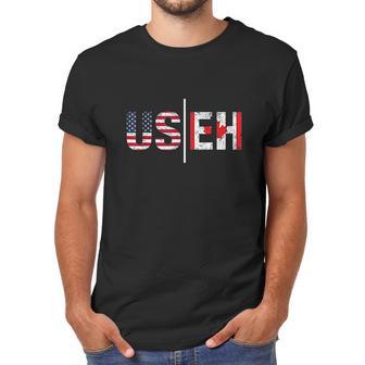 Useh Us Eh Usa Flag Pride Canadian Canada Men T-Shirt | Favorety