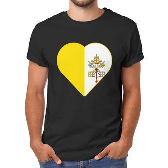 Vatican City Flag Heart Men T-Shirt | Favorety DE