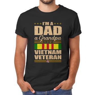 Veterans Day Im A Dad Grandpa And A Vietnam Veteran Meaningful Gift Graphic Design Printed Casual Daily Basic Men T-Shirt | Favorety