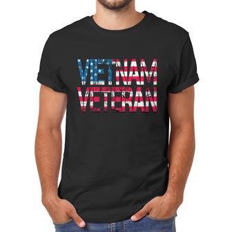 Vietnam Veteran Vintage Us Flag Vietnam Vets Gift Cool Gift Graphic Design Printed Casual Daily Basic Men T-Shirt | Favorety