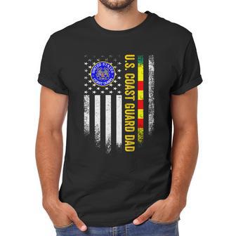 Vintage Usa Flag Proud Us Coast Guard Vietnam Veteran Dad Gift Graphic Design Printed Casual Daily Basic Men T-Shirt | Favorety