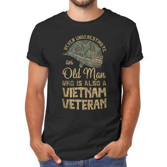 Vintage Veteran Grandpa Proud Army Vietnam Veteran Old Man Men T-Shirt | Favorety CA