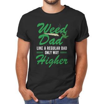 Vintage Weed Dad Like A Regular Dad Only Way Higher Fathers Day Men T-Shirt | Favorety