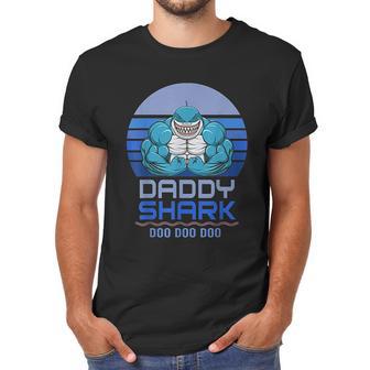 Vintage Weight Lifting Daddy Shark Men T-Shirt | Favorety DE