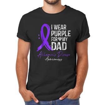 I Wear Purple For My Dad Alzheimer Disease Awareness Men T-Shirt | Favorety CA