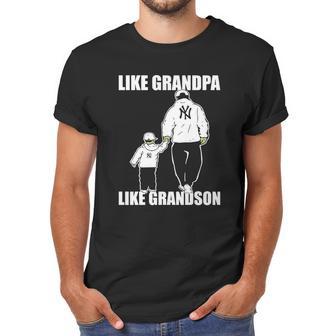 Yankees Like Grandpa Like Grandson Tshirt Men T-Shirt | Favorety