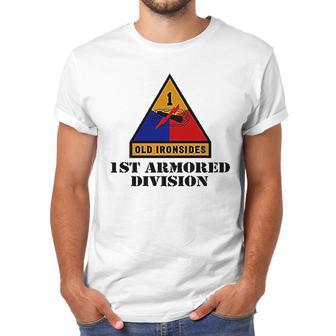 Army 1St Armored Division Full Color Veteran Men T-Shirt | Favorety