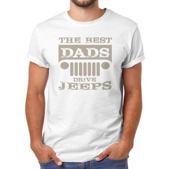 The Best Dads Drive Jeeps Dad Birthday Gifts Men T-Shirt | Favorety DE