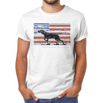 Country Life Outfitters Pointer Dog Americaan Flag Men T-Shirt | Favorety UK