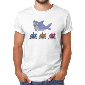 Daddy Shark And Three Baby Sharks Men T-Shirt | Favorety AU