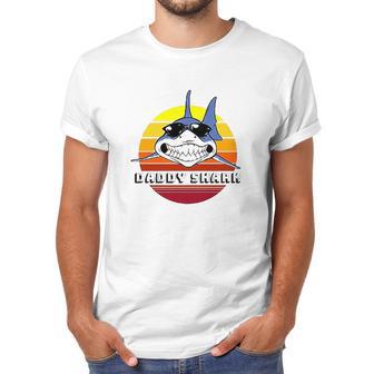 Daddy Shark On Vintage Sunset Men T-Shirt | Favorety