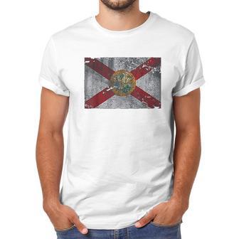 Florida Flag Vintage Fade Men T-Shirt | Favorety