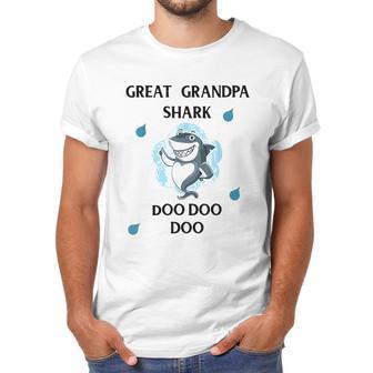 Great Grandpa Gift Shark Doo Doo Doo Men T-Shirt | Favorety CA