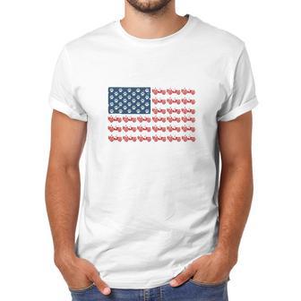 Jeeps And Paw Dog American Flag 4Th Of July Independence Day H Men T-Shirt | Favorety