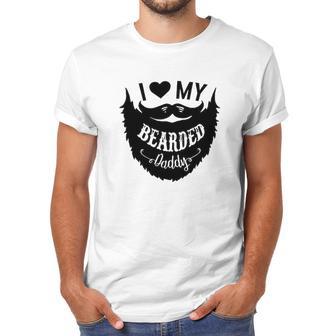 I Love My Bearded Daddy Funny Gift Idea Baby Creeper Boys Girls Men T-Shirt | Favorety AU