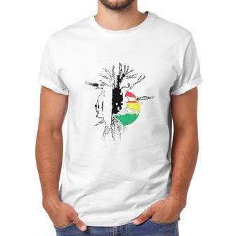 Rasta Dreads Ethiopian Flag Reggae Roots Clothing Men T-Shirt | Favorety