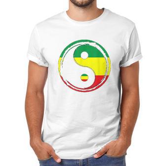 Rasta Flag Jamaica Flag Irie Peace Symbol Reggae Music Men T-Shirt | Favorety UK