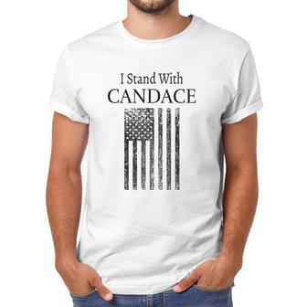 I Stand With Candace Patriot Usa Flag Red Pill Men T-Shirt | Favorety UK