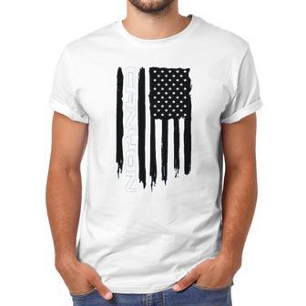 Wheel Spin Addict Canyon Truck American Flag Men T-Shirt | Favorety UK