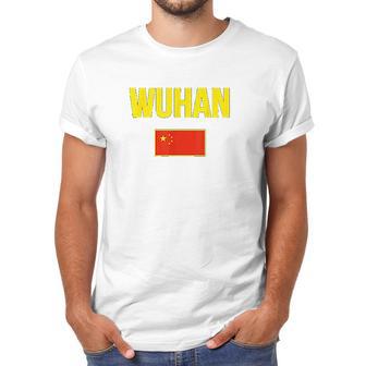 Wuhan Chinese Flag China Souvenir Men T-Shirt | Favorety CA