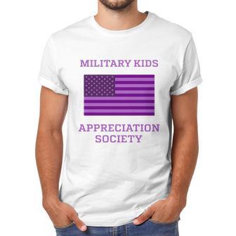 Military Kids Appreciation Society Veteran Of Us Army American Flag Graphic Design Printed Casual Daily Basic Men T-Shirt | Favorety UK