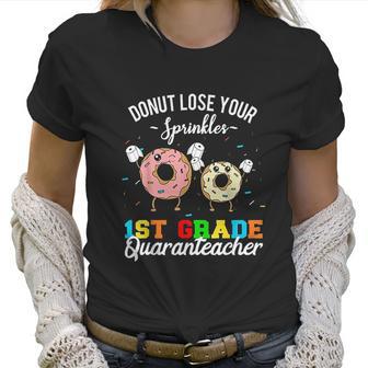 1St Grade Quaranteacher Teacher Social Distancing Women T-Shirt | Favorety