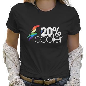 20 Cooler 20 Percent Cooler Cloud My Little Pony Friendship Is Magic Rainbow Dash Women T-Shirt | Favorety