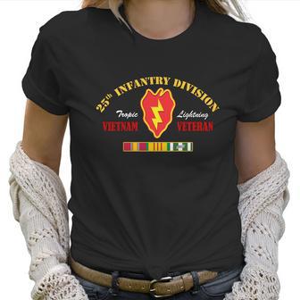 25Th Infantry Division Vietnam Veteran Gift V2 Men Women T-Shirt Graphic Print Casual Unisex Tee Women T-Shirt | Favorety