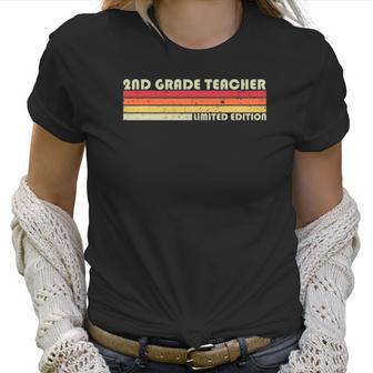 2Nd Grade Teacher Funny Job Title Profession Worker Women T-Shirt | Favorety AU