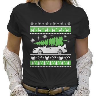 2X Low Toyota Corolla Ae92 Christmas Car Tree Ugly Sweater Women T-Shirt | Favorety UK