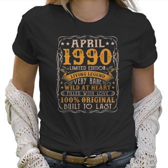 31St Birthday Decoration April 1990 Men Women 31 Years Old Women T-Shirt | Favorety CA