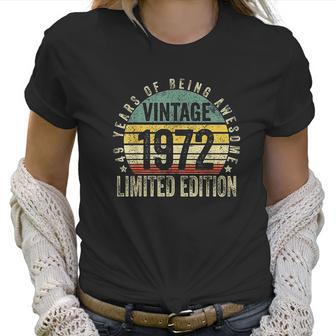 50 Year Old Gifts Vintage 1972 50Th Birthday Women T-Shirt | Favorety DE