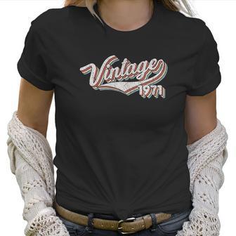 50Th Birthday Gift Vintage 1971 Retro Birthday Women T-Shirt | Favorety DE