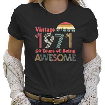 50Th Birthday Gifts For Women Vintage 1971 Women T-Shirt | Favorety DE