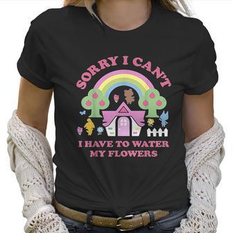 Animal Crossing Sorry I Cant I Have To Water My Flowers Women T-Shirt | Favorety CA