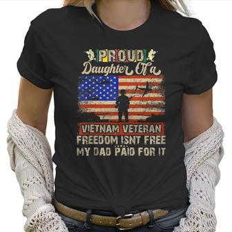 Army Military Navy - Proud Daughter Of A Vietnam Veteran Women T-Shirt | Favorety