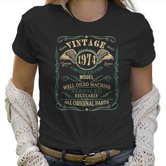 August 1974 47Th Birthday Gift 47 Years Old Men Women Women T-Shirt | Favorety