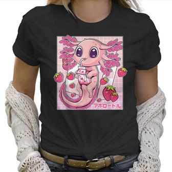 Axolotl Pastel Goth Strawberry Milk Shake Anime Aesthetic V3 Men Women T-Shirt Graphic Print Casual Unisex Tee Women T-Shirt | Favorety UK