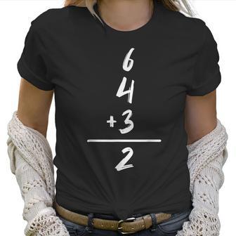 Baseball Inspired Math 6 4 3 2 Double Play Softball Game Men Women T-Shirt Graphic Print Casual Unisex Tee Women T-Shirt | Favorety CA