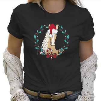 Beautiful Palomino Horse Christmas Women T-Shirt | Favorety CA