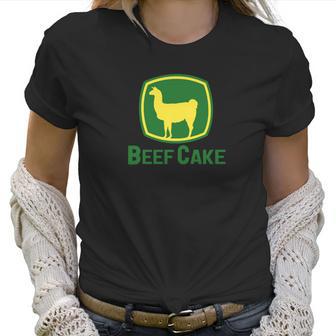 Beefcake Merchandise Googan Squad Beef Cake Llama Women T-Shirt | Favorety