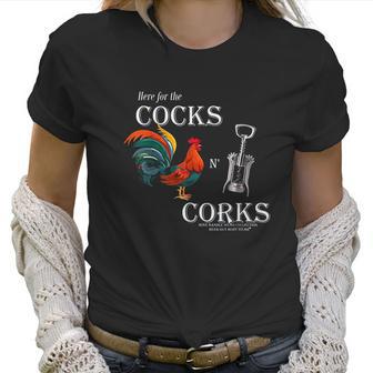 Beer Gut Body Wear Roosters Wine Women T-Shirt | Favorety