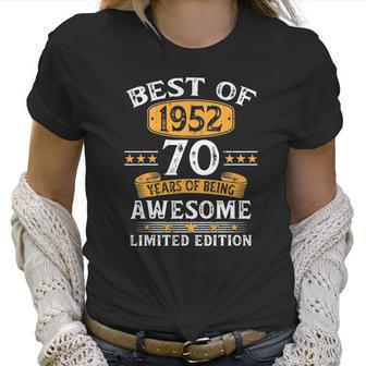 Best Of 1952 70 Years Old Gifts 70Th Birthday Gift For Men Women T-Shirt | Favorety UK