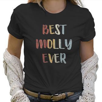 Womens Best Molly Ever Retro Name Gift Women T-Shirt | Favorety DE