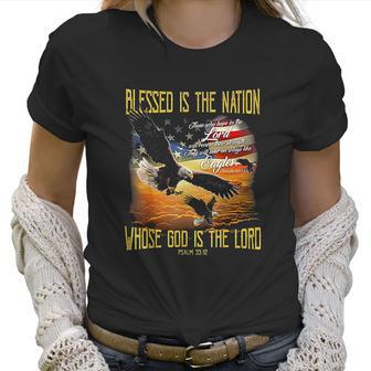 Blessed Is The Nation Whose God Is The Lord Women T-Shirt | Favorety UK